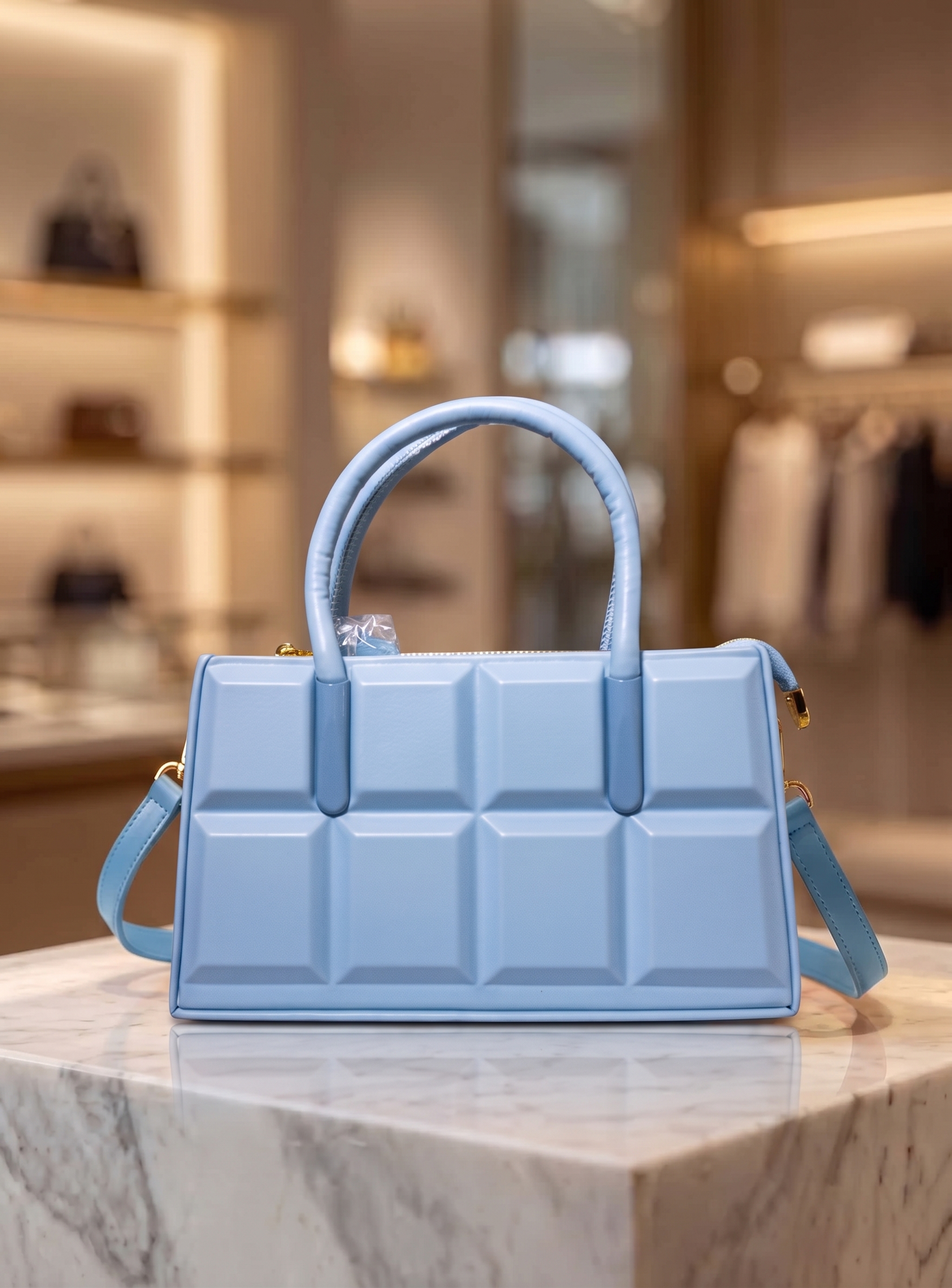 Sac à Main Bandoulière Tablette de chocolat
