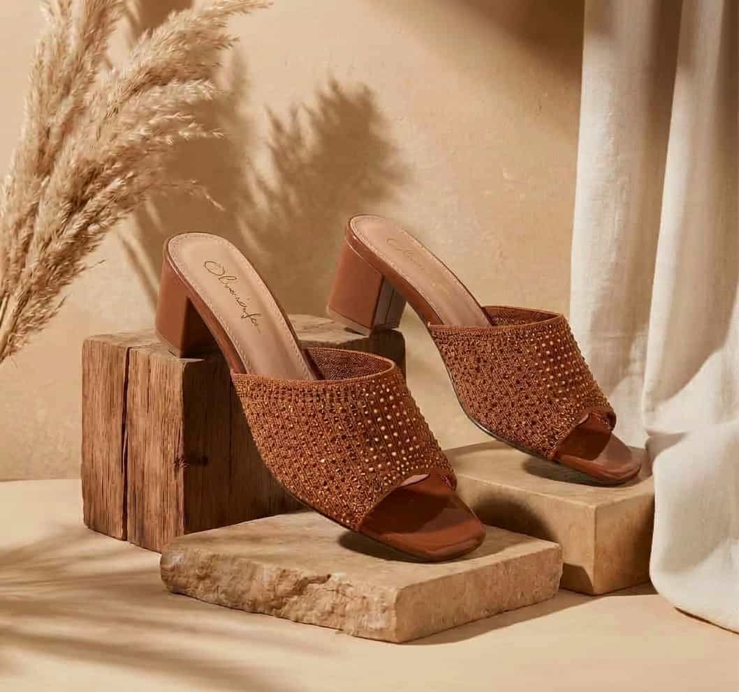 Mules à talon